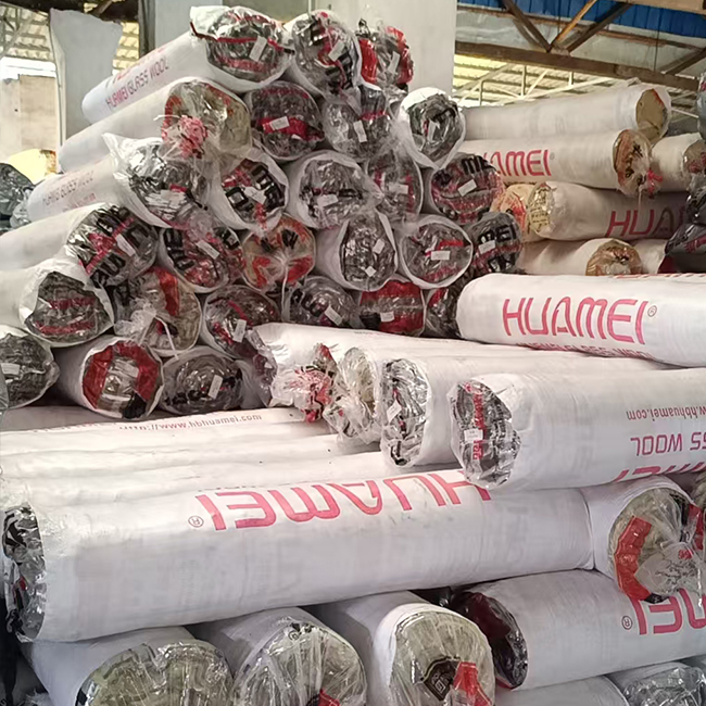 Glass wool rolls